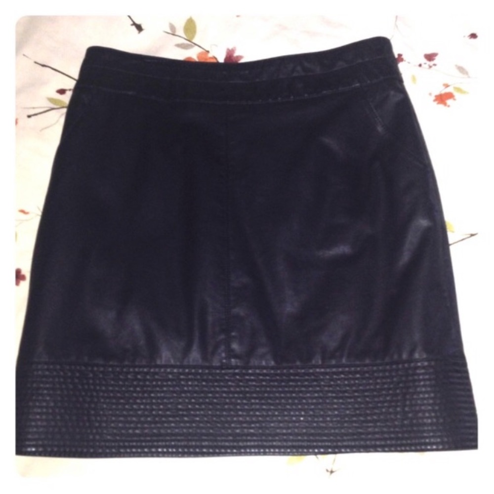 Vegan Leather Skirt